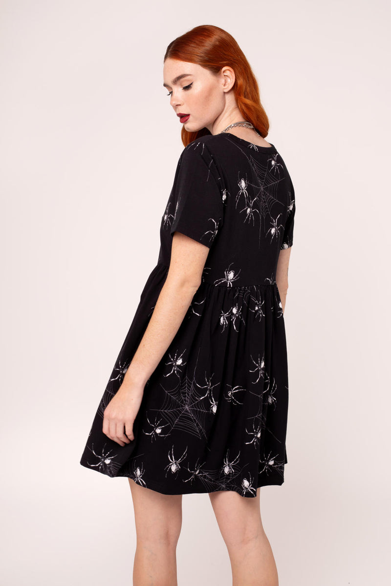 Grungy Spider Mini Dress