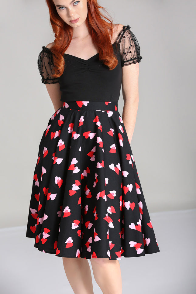 Checks Maxi Skirt Confetti