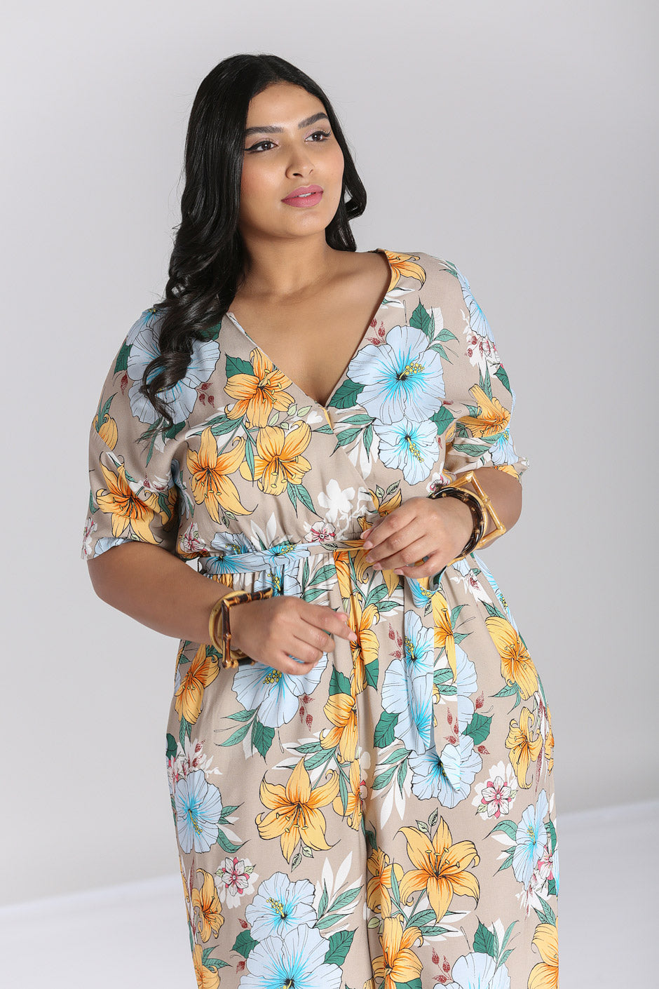 House on the Hill Jumpsuit Flower 60 - ロンパース