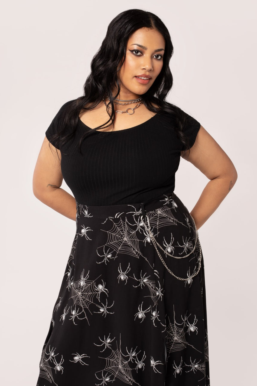 Grungy Spider Skirt