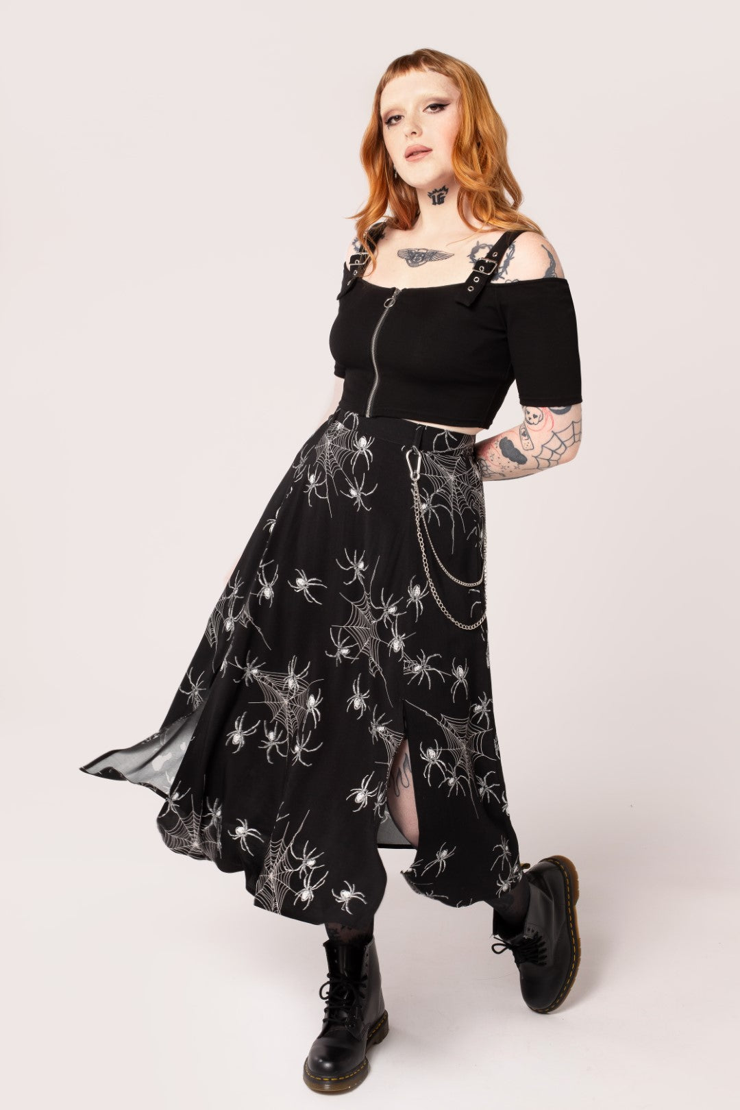 Grungy Spider Skirt