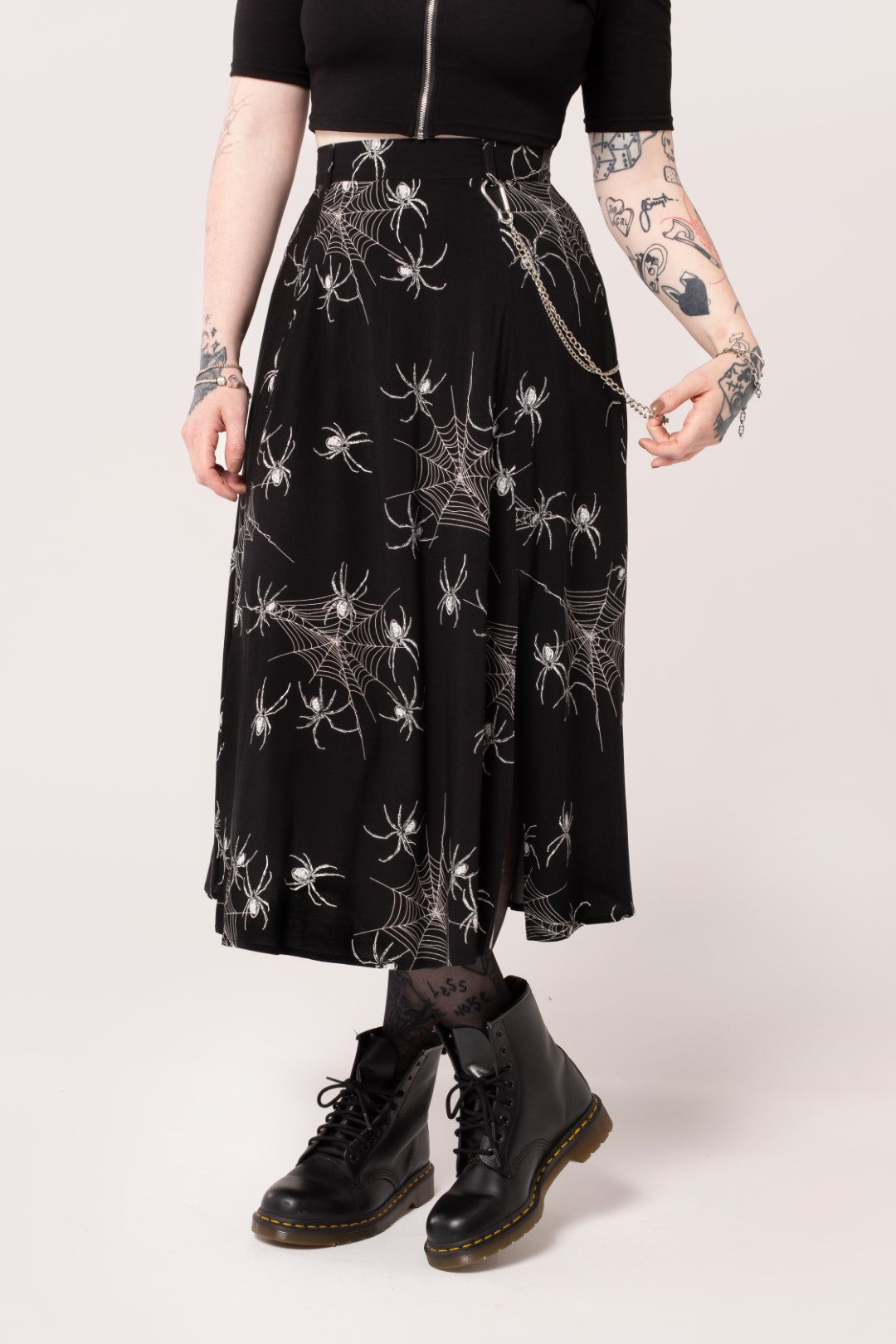 Grungy Spider Skirt