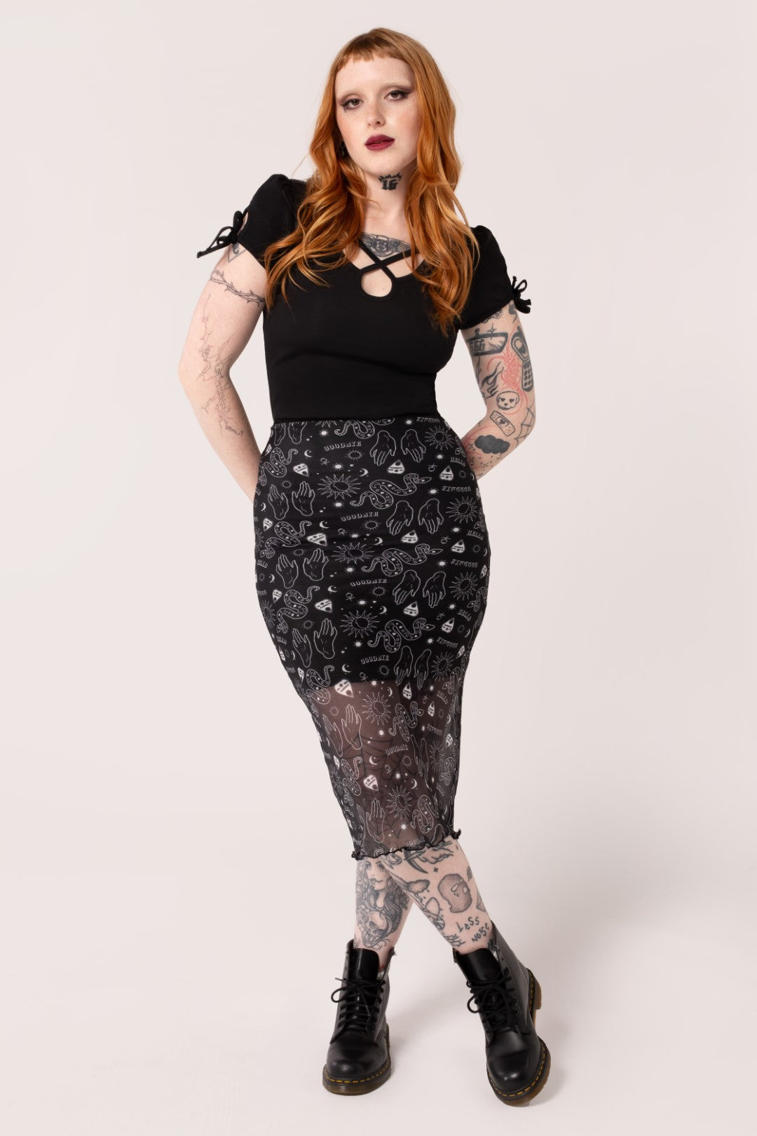 hello and goodbye mesh midi dress Hello Goodbye Mesh Skirt