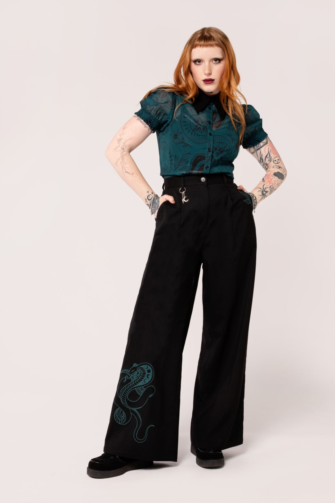 Venom Trousers – Hell Bunny Venom Trousers – Hell Bunny