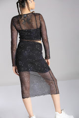 Zodiac Mesh Skirt