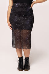 Zodiac Mesh Skirt