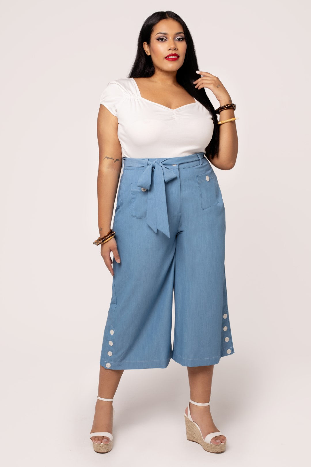 パンツ sheller antique button culottes s-l1200.jpg
