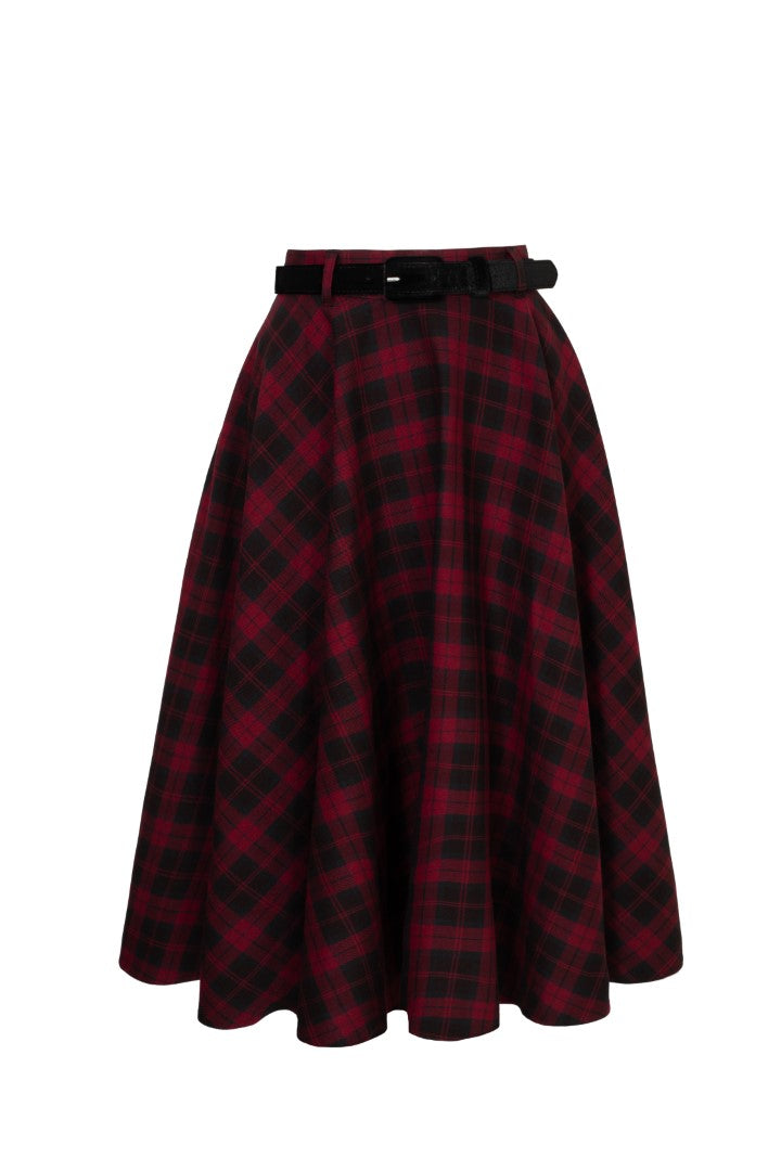 スカート DARK RED RUM band design skirt DARK RED RUM band design skirt