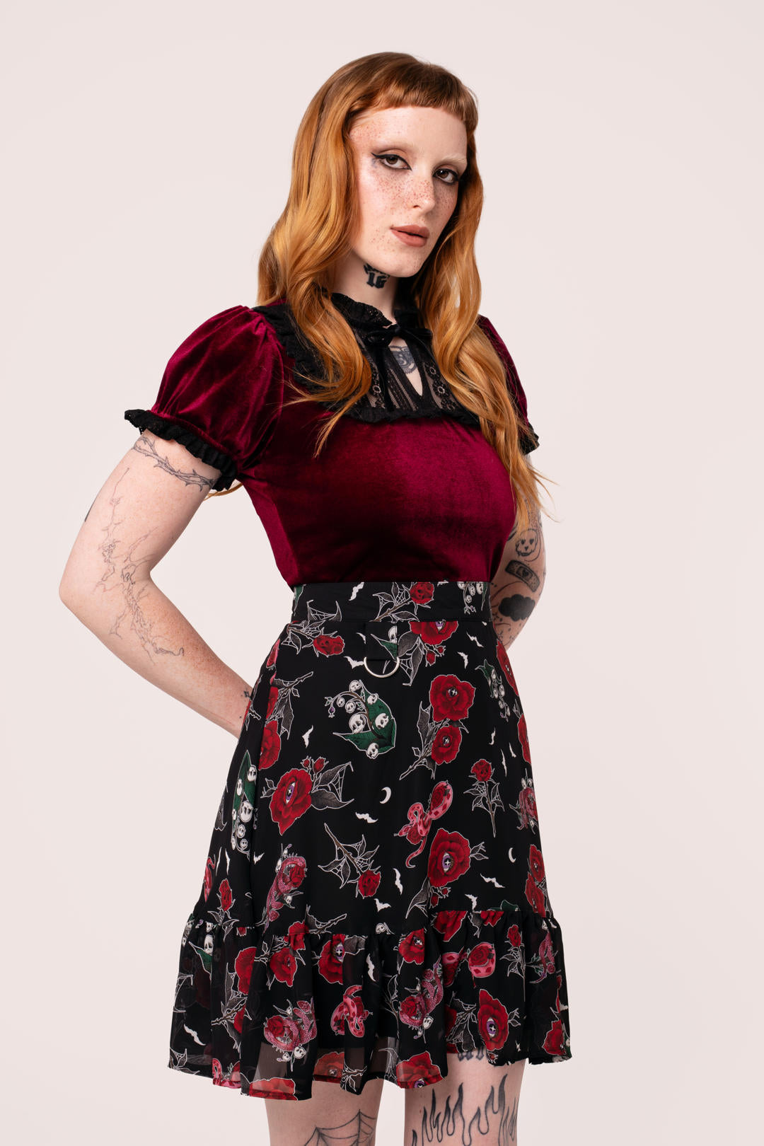 Blooming Elle Skirt – Hell Bunny