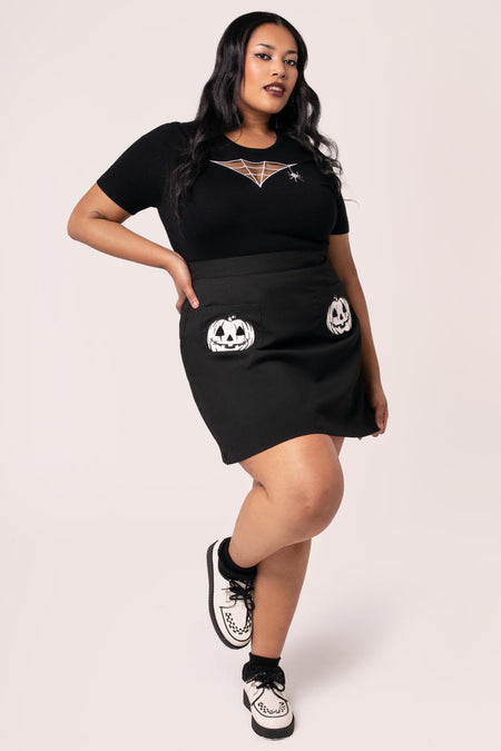 HELL BUNNY THE LOVER SKIRT