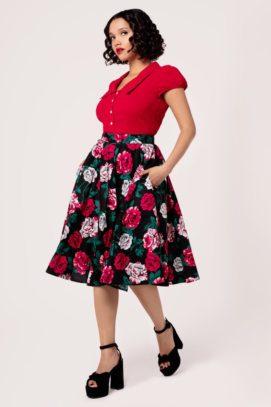 Paint Me Roses Skirt