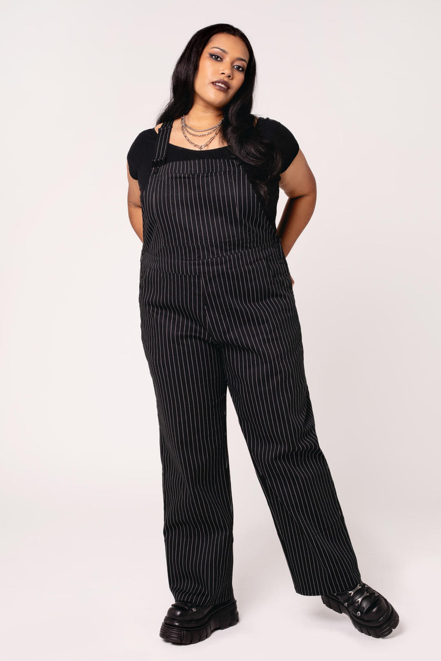 Pinstripe Dungarees