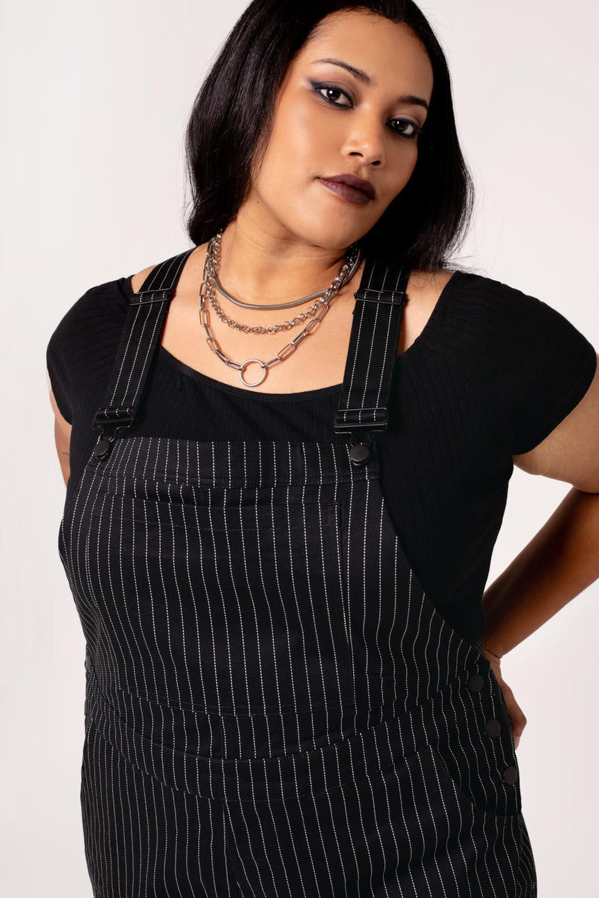 Pinstripe Dungarees