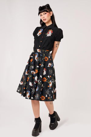 Ghost Flower Skirt
