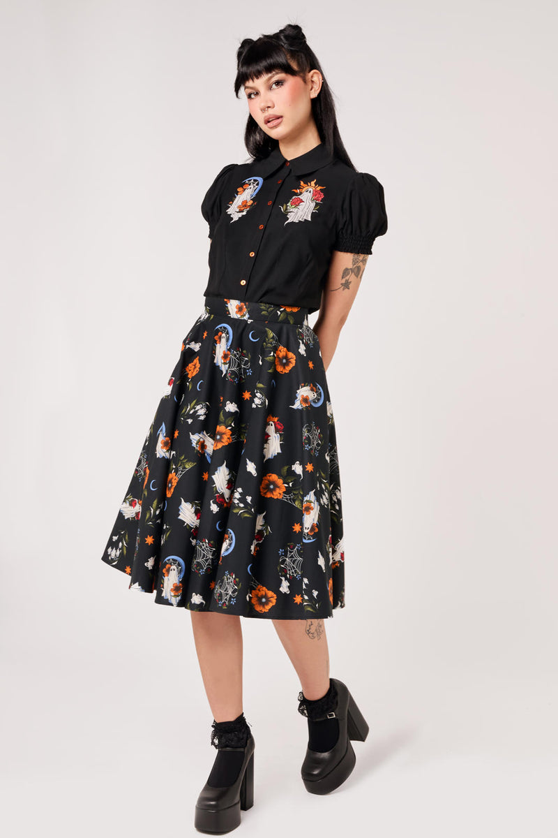 Ghost Flower Skirt