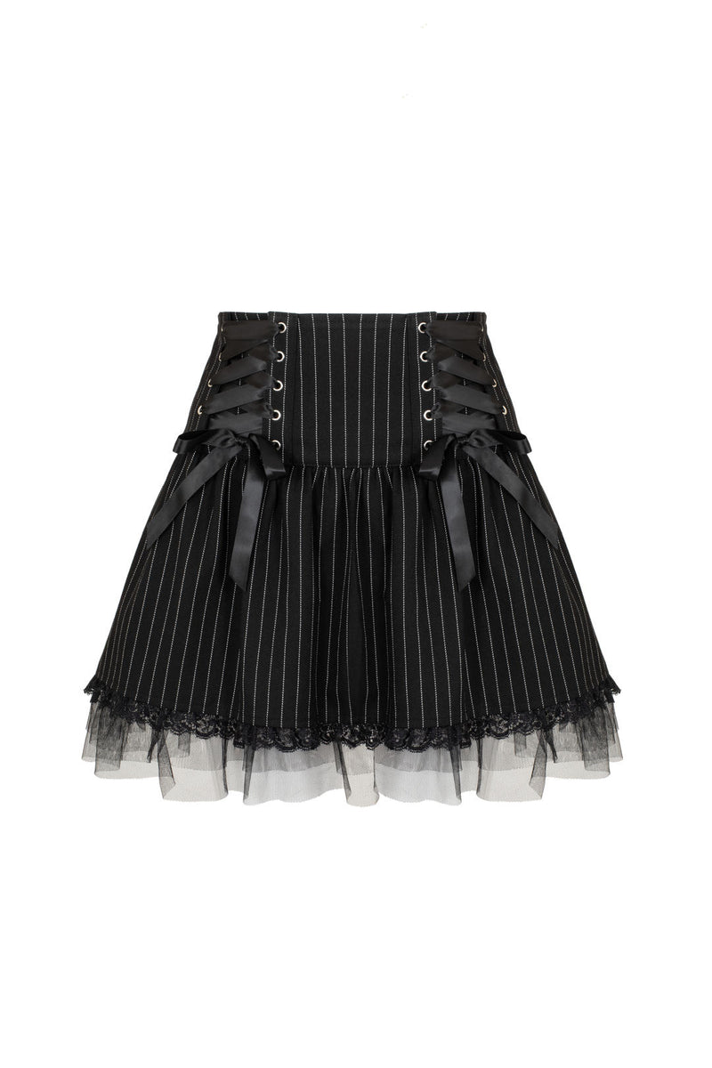 Quinzel C Pinstripe Skirt