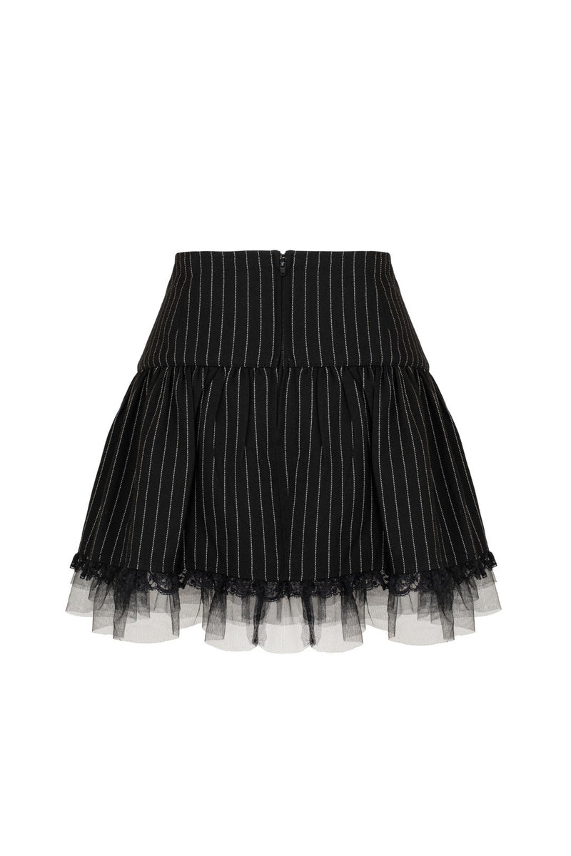 Quinzel C Pinstripe Skirt