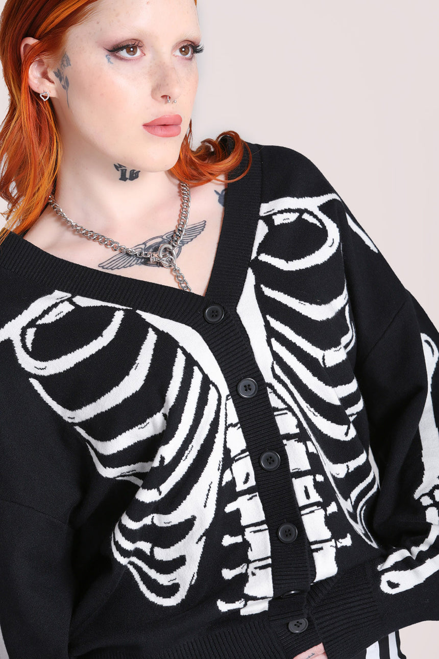 Skeleton Cardigan BKW