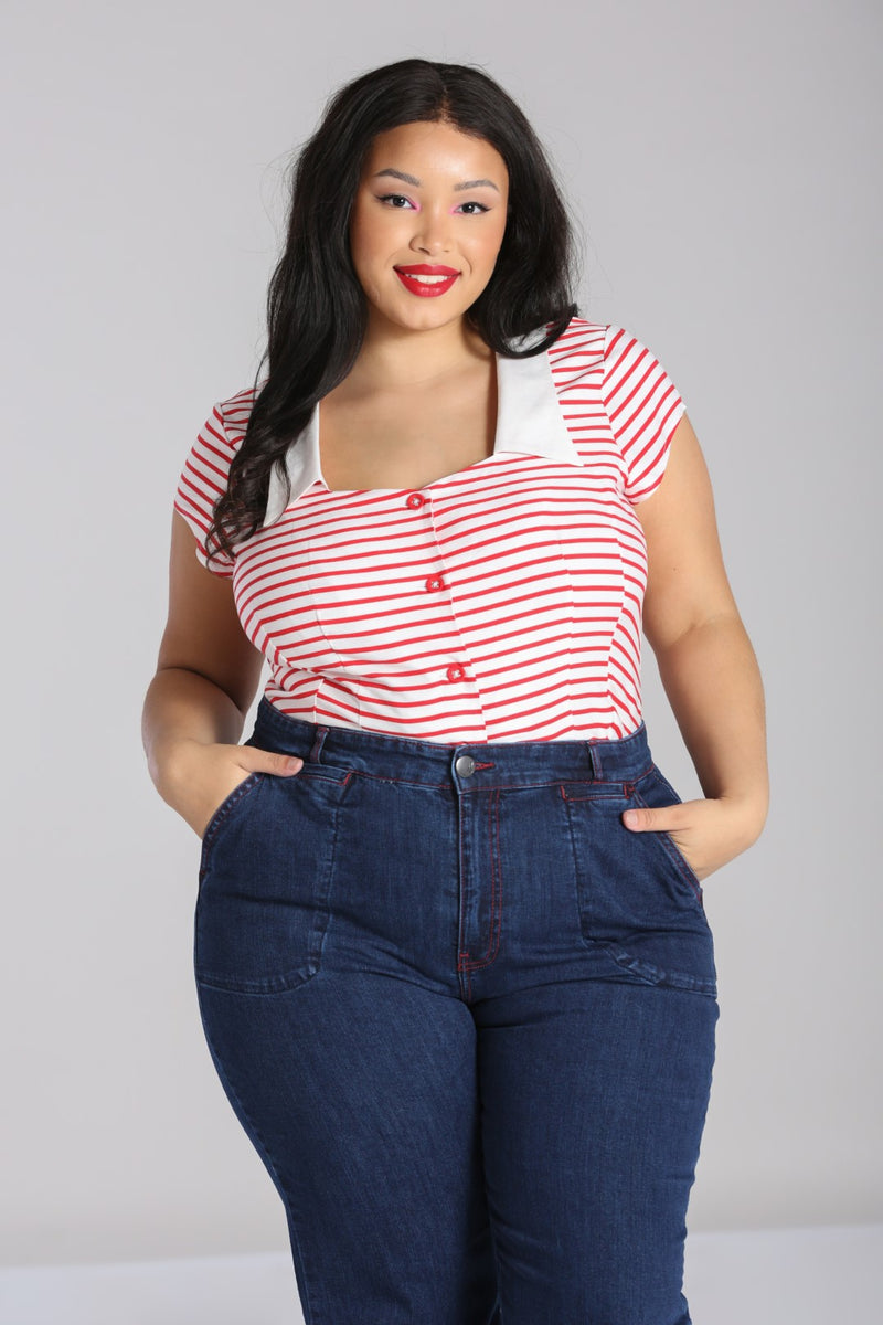 Ahoy Bluse