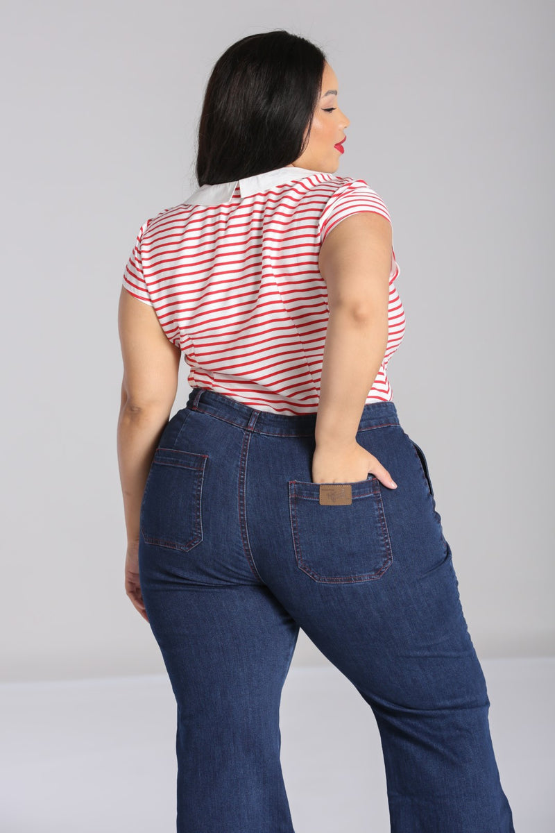 Ahoy Bluse