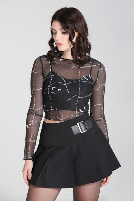 Mesh Clothing - Mesh Tops & Dresses - Hell Bunny Mesh Clothing - Mesh Tops & Dresses - Hell Bunny