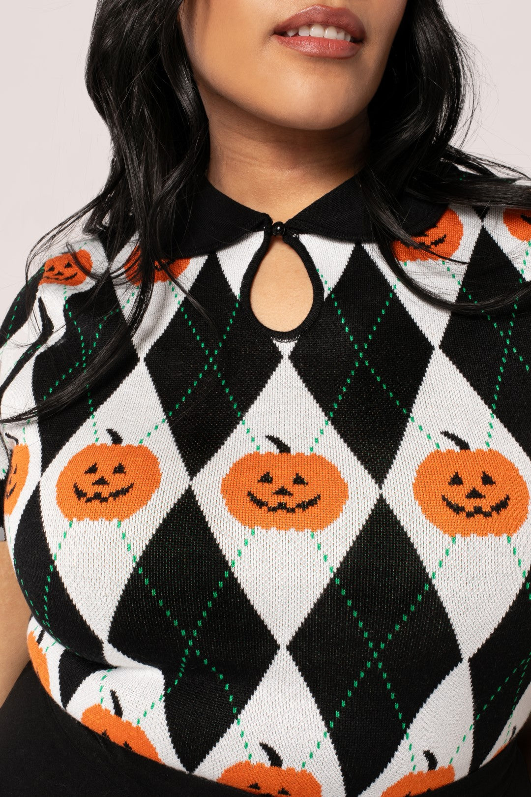 Pumpkin Head Top – Hell Bunny