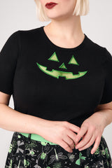 Jack-O-Lantern Top
