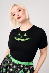 Jack-O-Lantern Top