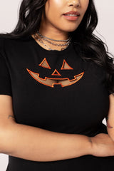 Jack-O-Lantern Top
