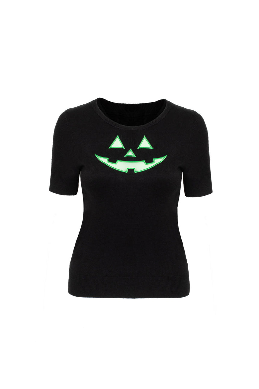 Jack-O-Lantern Top