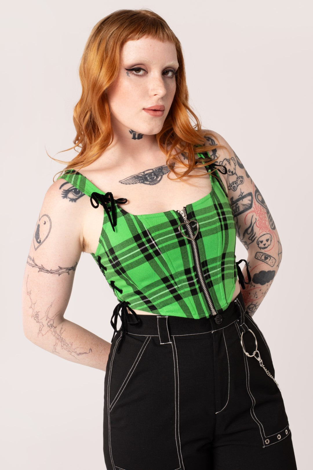 hell bunny dress corset Corey up corset details on Club Red Going Out nautical26 Size:10-M