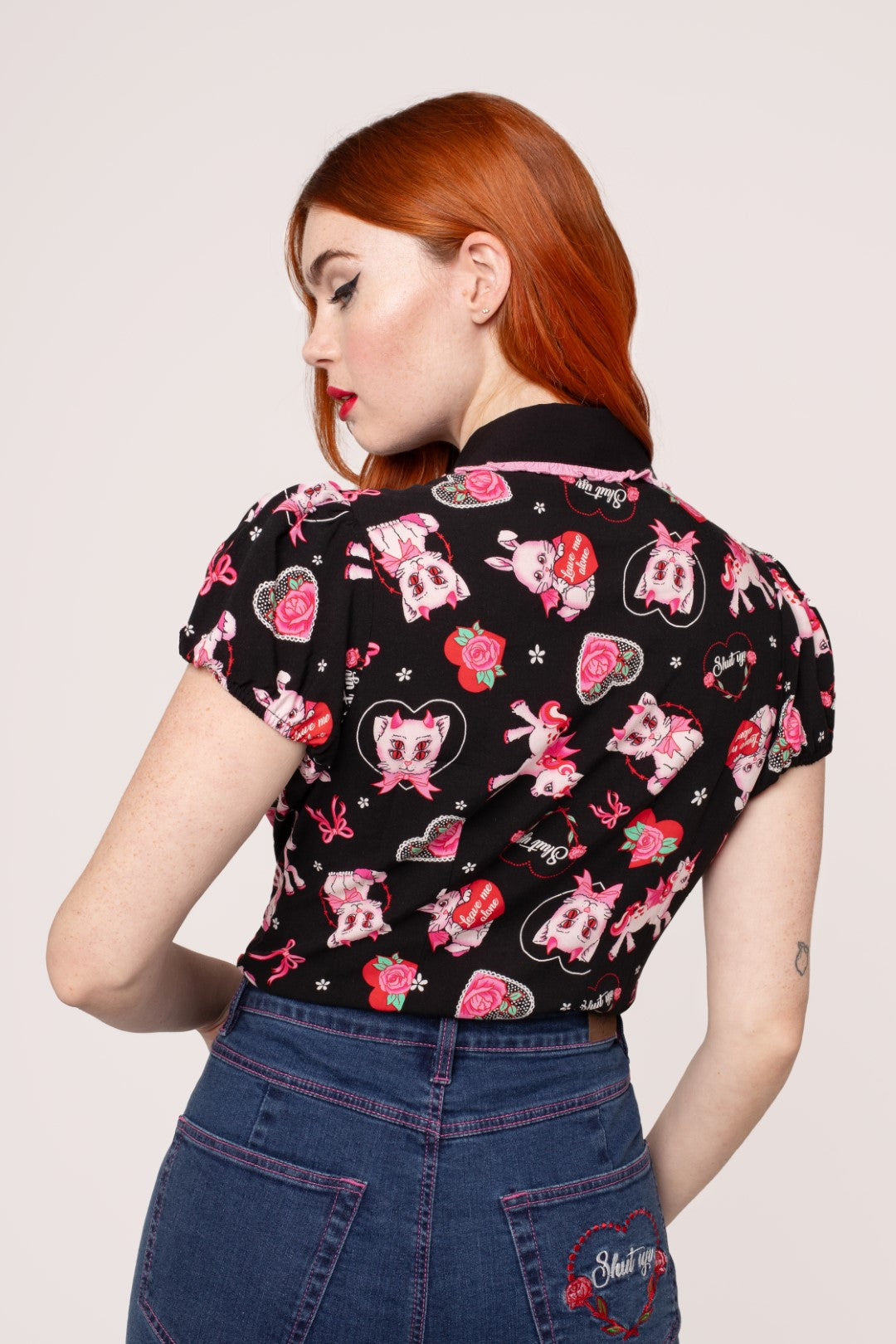 Not Into You Blouse – Hell Bunny