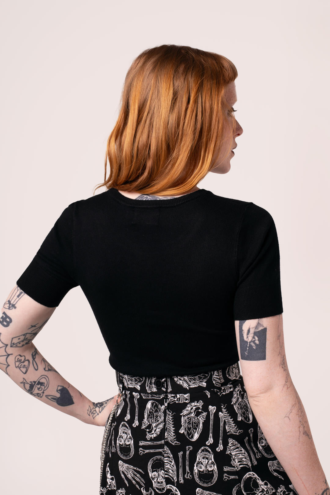 *・♡.*・ hicchan 。:°ஐ..♡* Cobweb Top – Hell Bunny