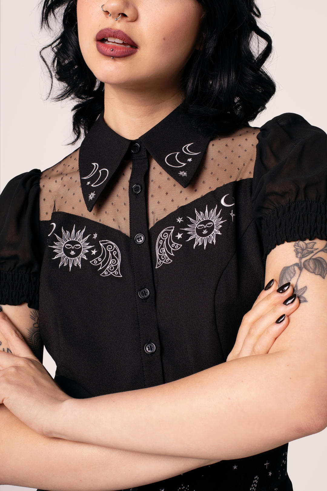 トップス Hella embroidery blouse embroidery blouse - Hella (ヘラ）公式通販サイト