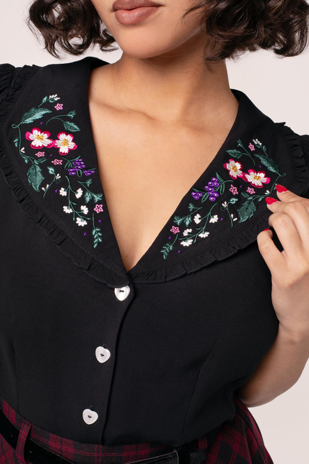トップス Hella embroidery blouse embroidery blouse - Hella (ヘラ）公式通販サイト