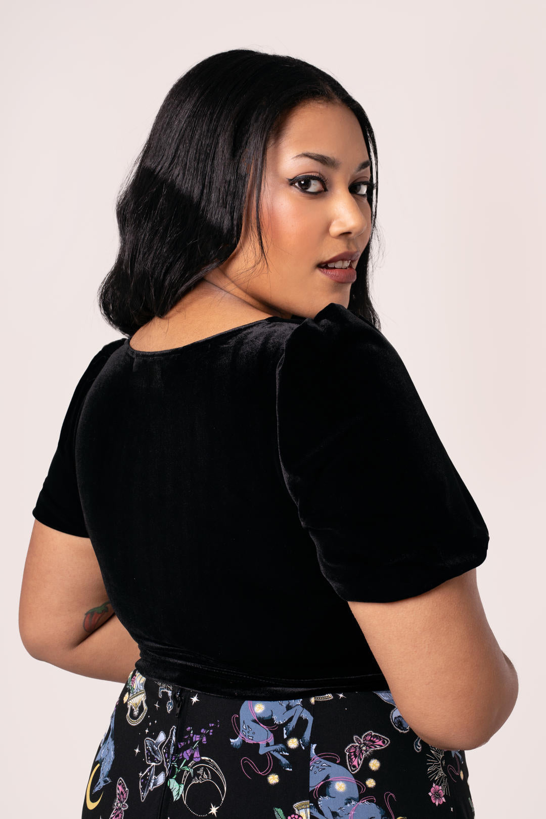 Mondbeschienener Gipfel