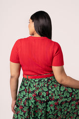 Poinsettia Top