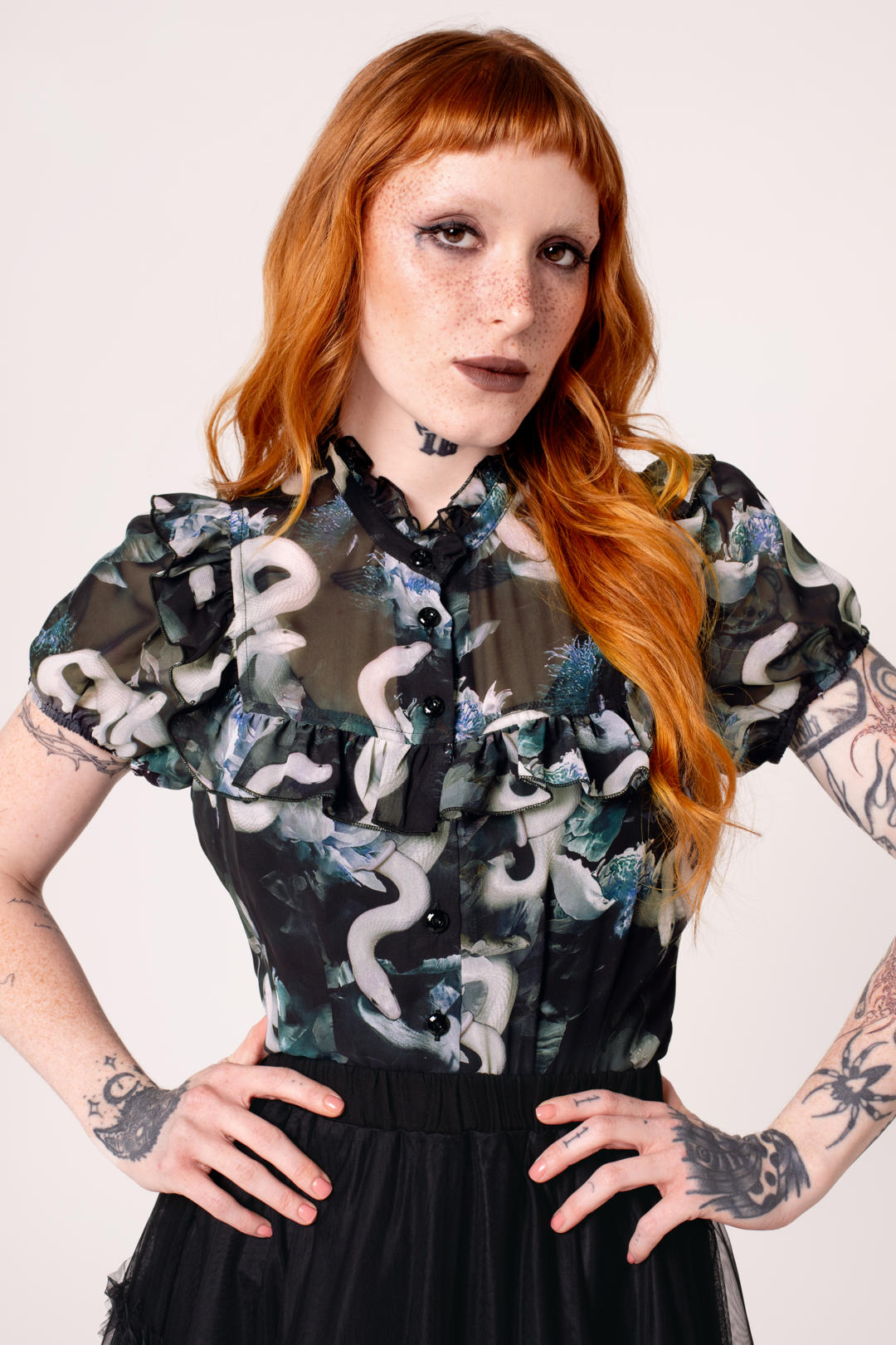 Serpent Blouse – Hell Bunny