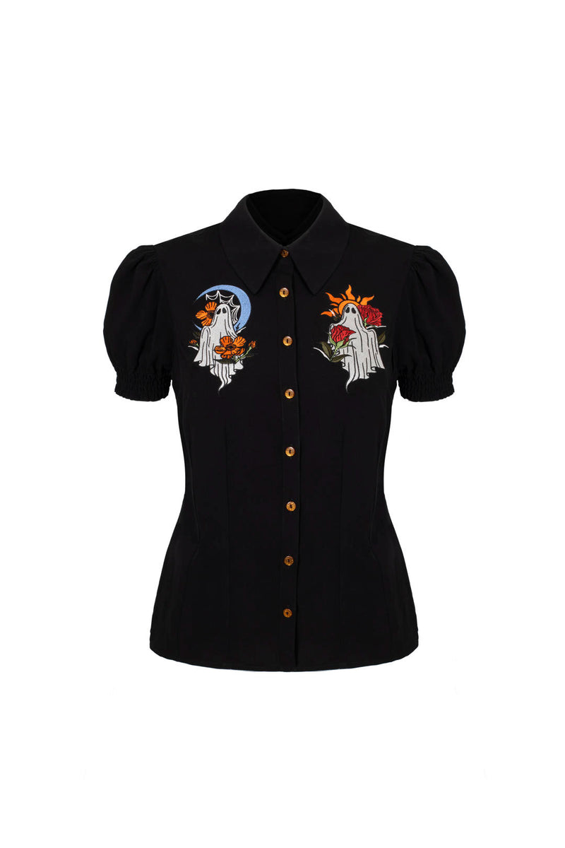Ghost Flower Blouse