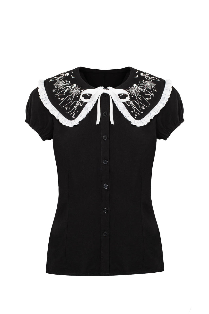 Dance Macabre Blouse