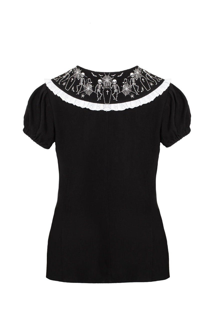 Dance Macabre Blouse