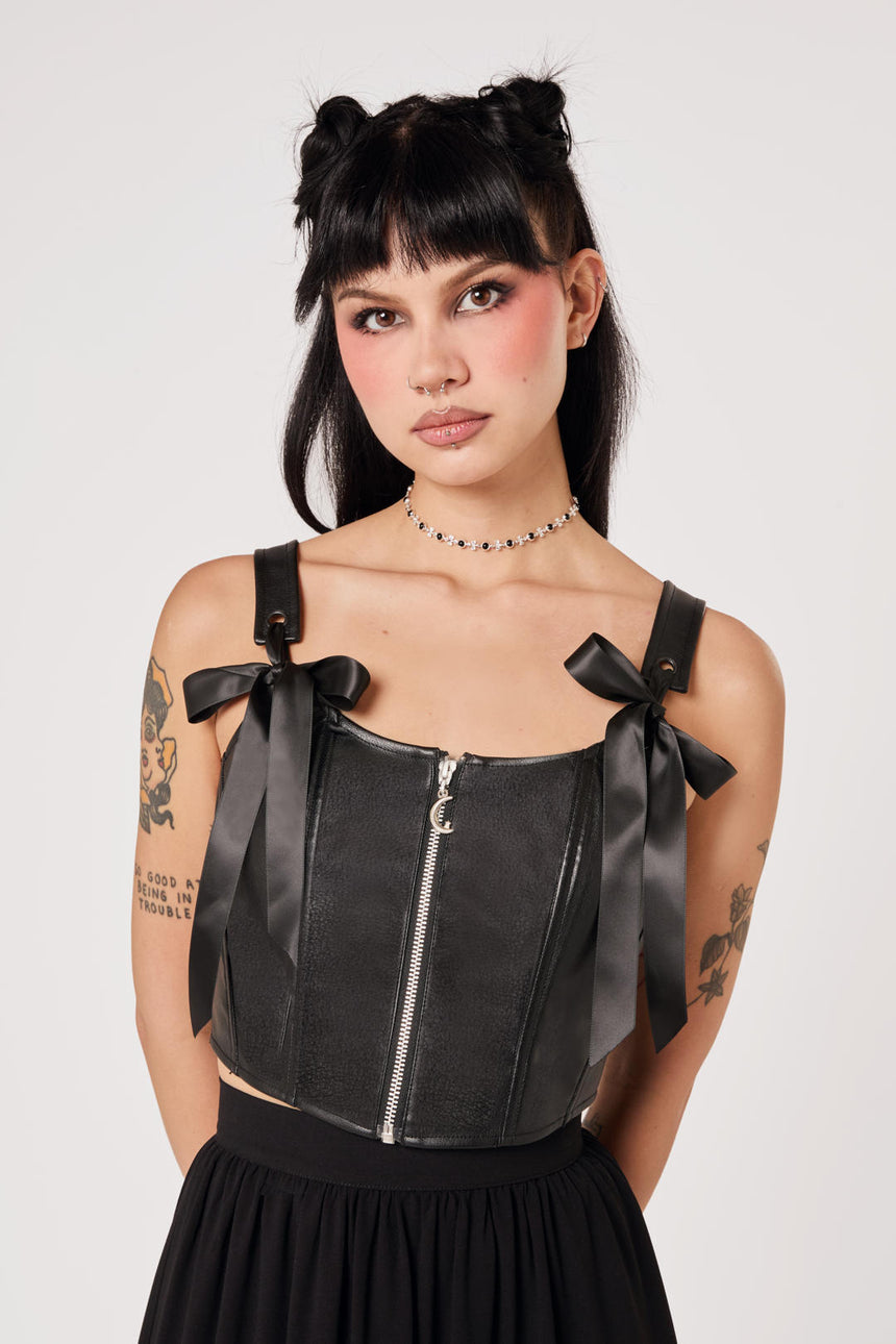 Black Steel Corset