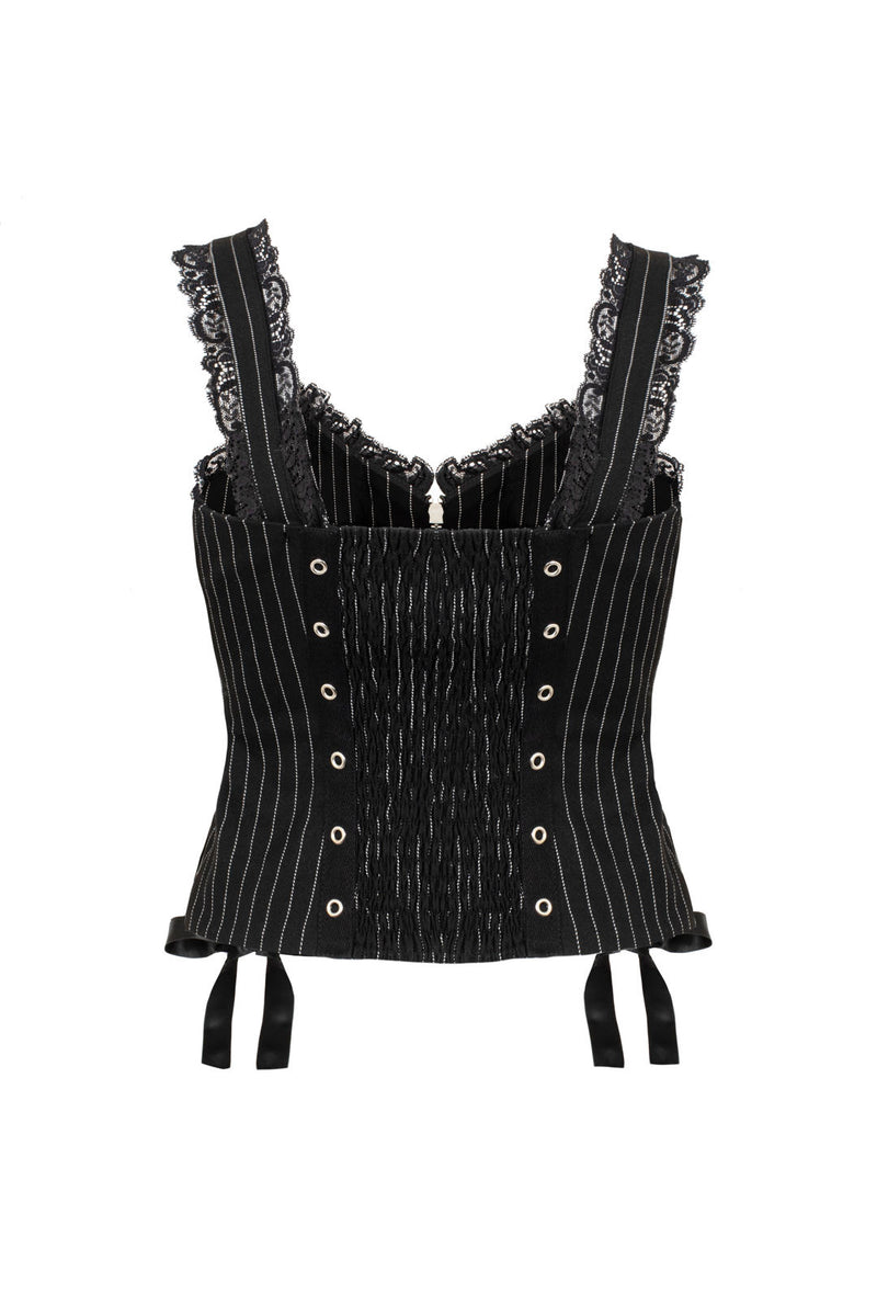 Quinzel C Pinstripe Top