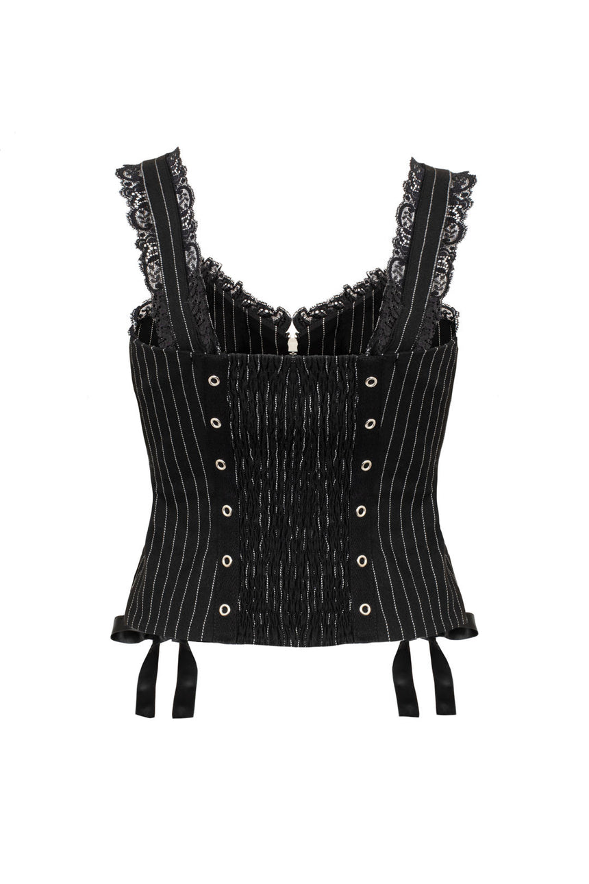 Quinzel C Pinstripe Top