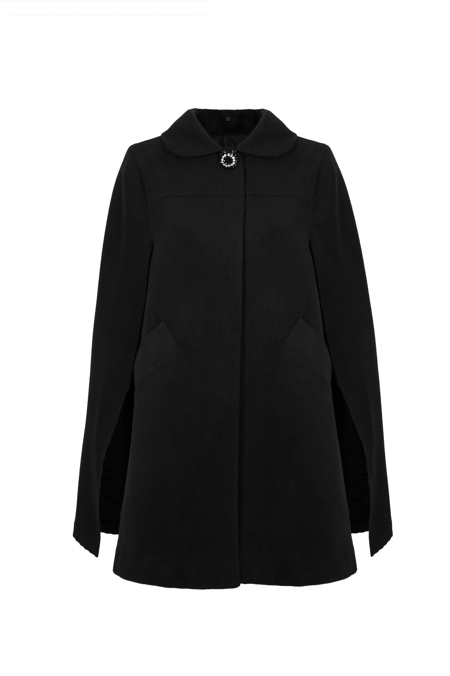 Cape sales coat white