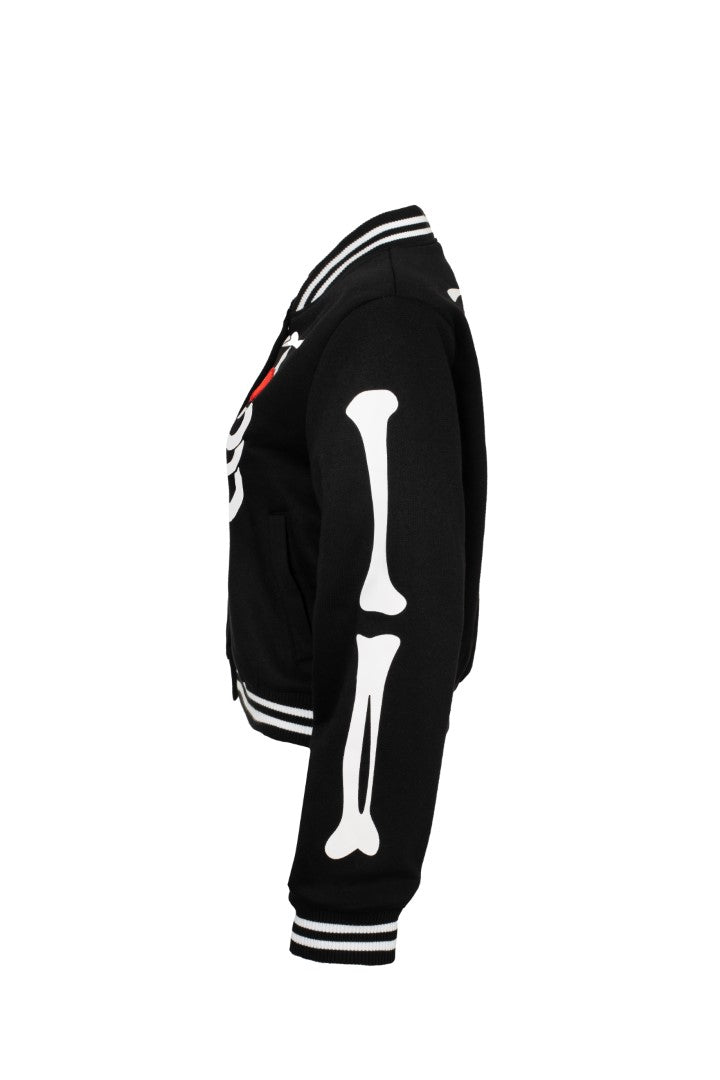 Skelettmädchen-Jacke