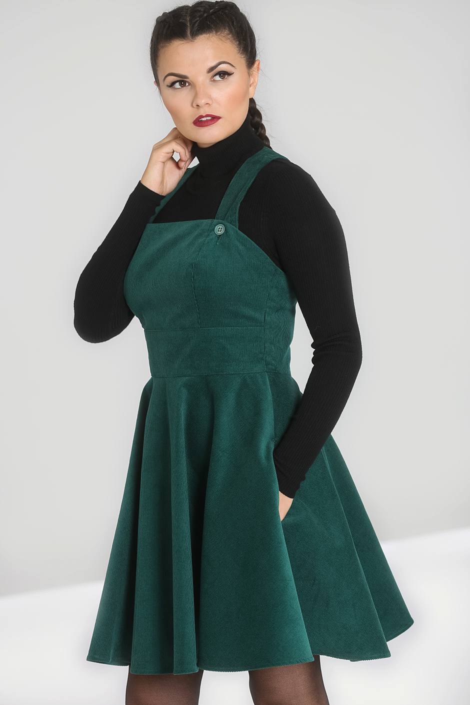 Wonder Years Pinafore Dress – Hell Bunny