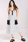 Safety Pin Dress White