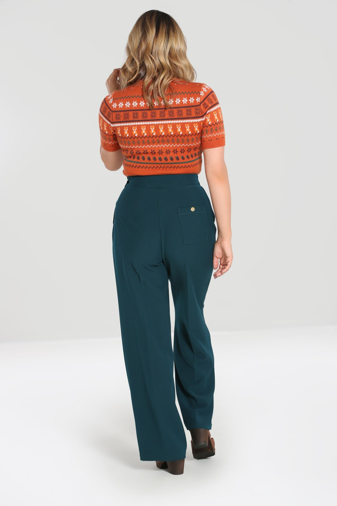 Ginger Swing Trousers Blue
