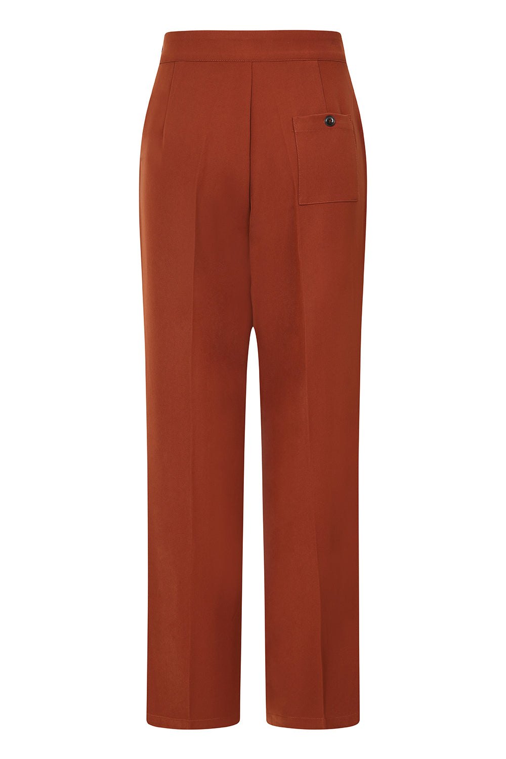 Ginger Swing Trousers Brown – Hell Bunny
